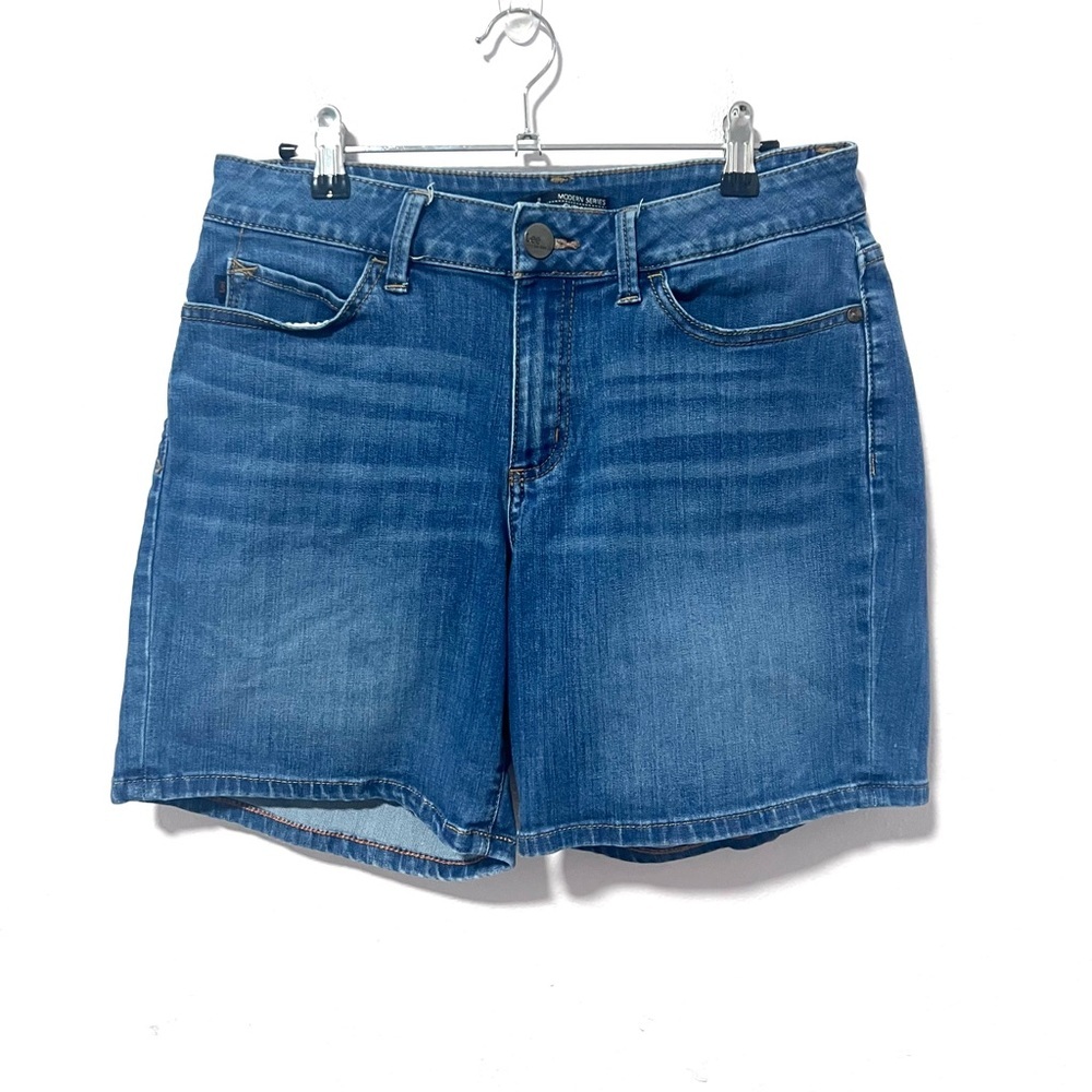 Lee Blue Jean Shorts‎ curvy fit Stretch 30